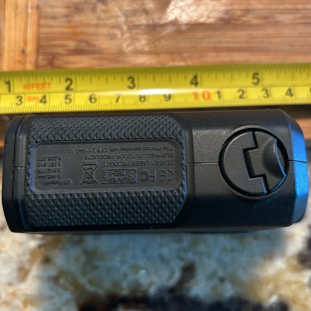Bushell 4” x 3”. Range Finder. THE TRUTH. Black with Case and Belt Clip.